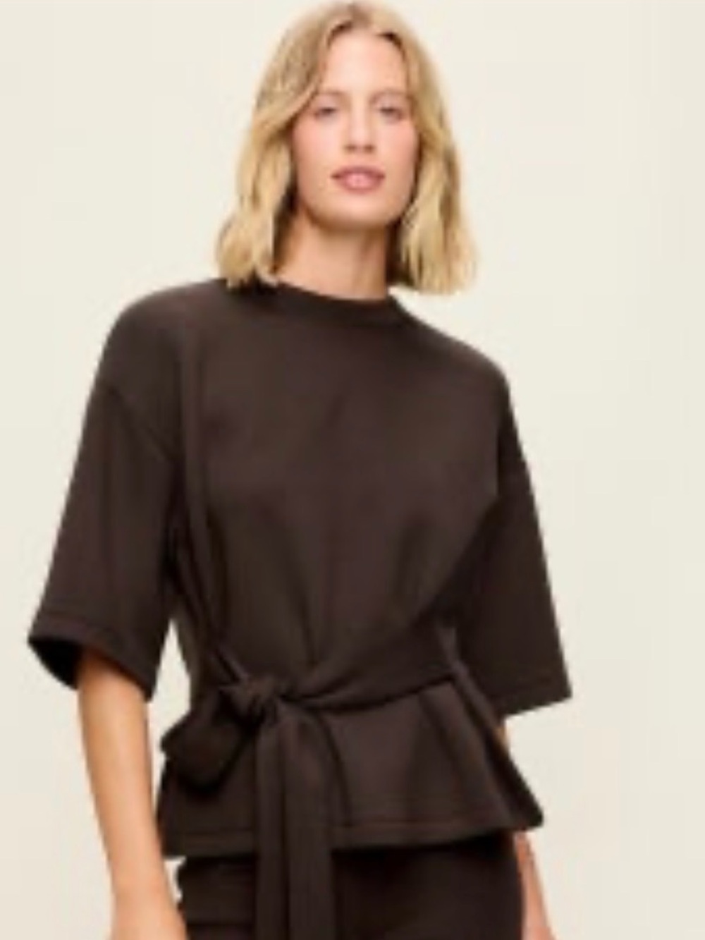 Old Navy Bounce Fleece Wrap Top